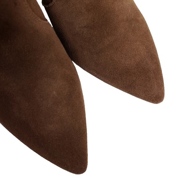 Jessica Simpson Womens 9 Paegye Leather Suede Fringe Boot Brown New - Picture 8 of 12